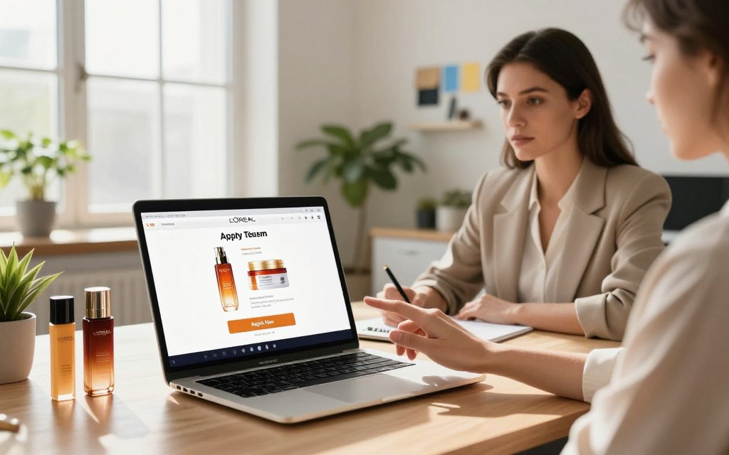 L'Oréal product tester application L'Oréal product tester application
