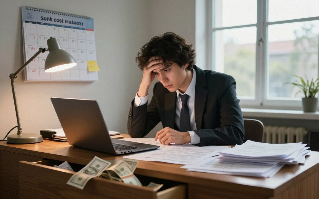 sunk cost fallacy